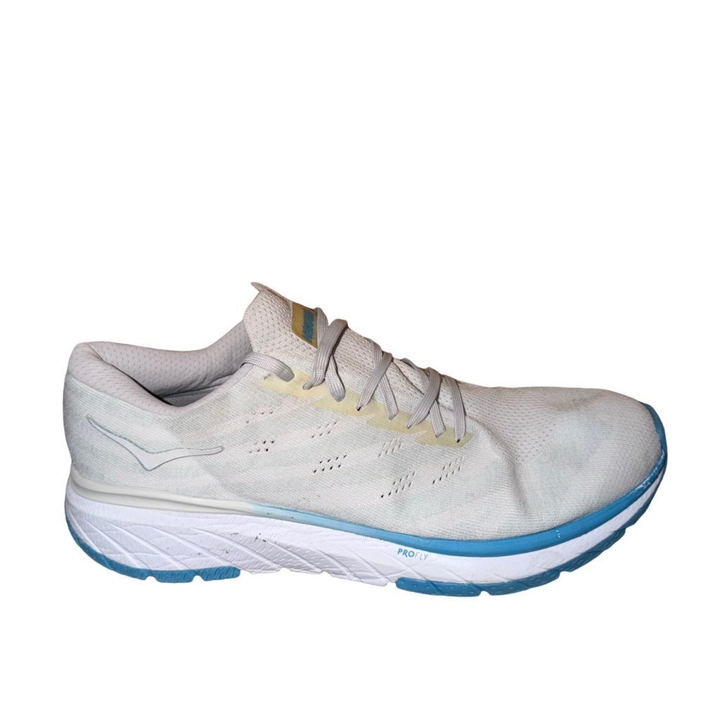 Hoka cavu White and Blue Athletic Shoes size 13